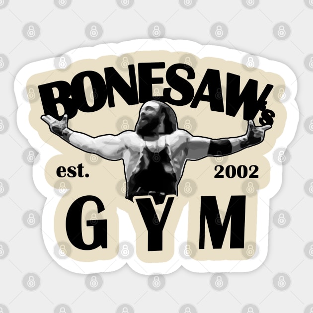 Bonesaw's Gym Sticker by red-leaf